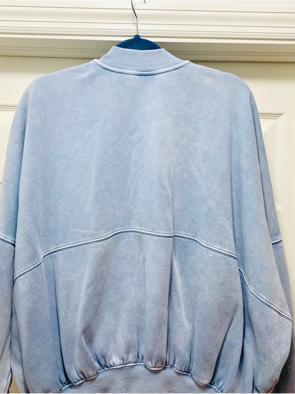 Light Blue Bomber Jacket - Picture 3 of 3